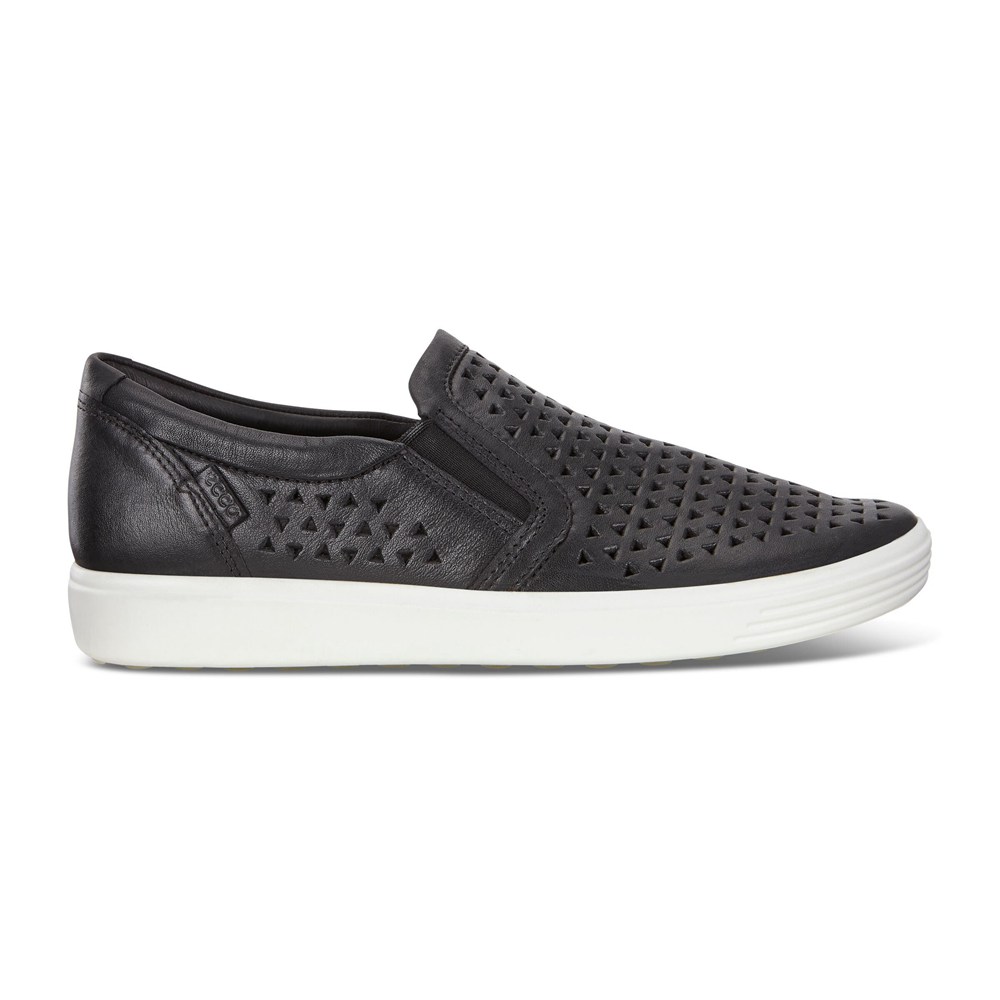 Slip On Mujer - ECCO Soft 7 Sneakers - Negros - ZGE892605